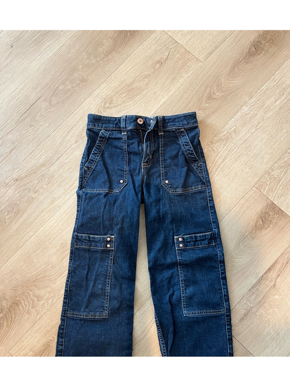 Abercrombie kids  high rise wide leg jeans 11/12